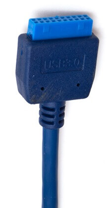 USB 3.0 на передней панели, вилка